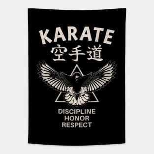 Karate Eagle Tapestry