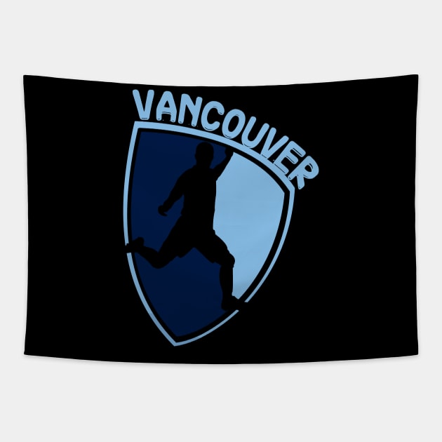 Vancouver Soccer, Tapestry by JayD World