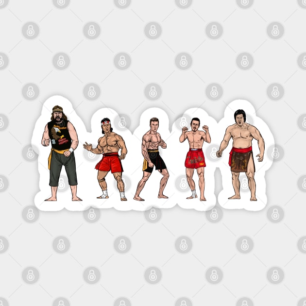 Top Kumite Fighters Magnet by PreservedDragons