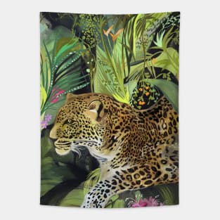 Leopard's Lair Tapestry