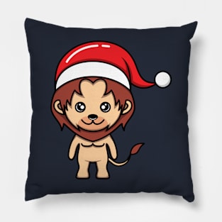 cute lion christmas gift Pillow