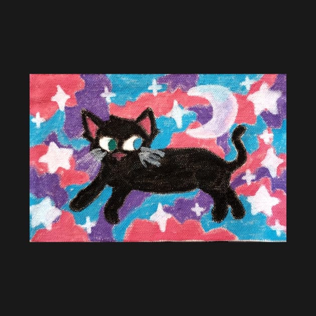 Galaxy Kitty by Bucket Hat Kiddo