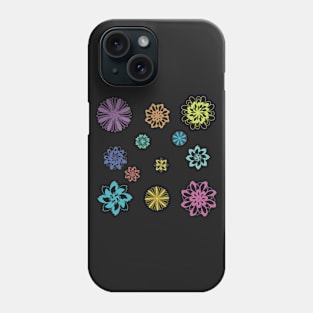 Digital flowers Phone Case