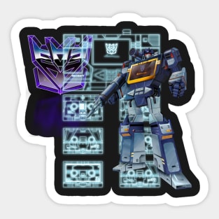 TFP Soundwave Sticker for Sale by kusachan15