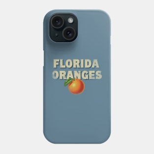 Juicy Sunshine State Delight - Florida Oranges Retro Graphic Phone Case