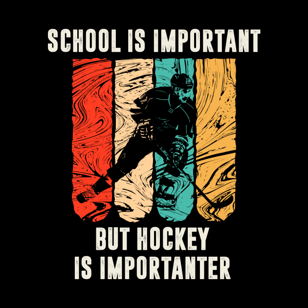 school is important but hockey is importanter by sopiansentor8