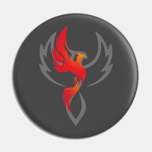 Phoenix Rising, Fire and Ash Pin