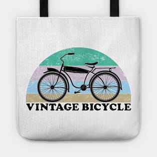 Vintage Bicycle Vintage Colors Tote