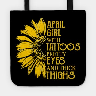 April Girl With Tattoos Pretty Eyes And Thick Thighs Tote