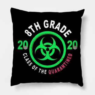 8th Grade 2020 Class Of The Quarantined Pillow