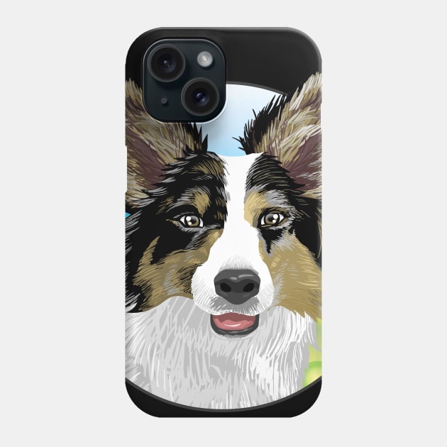 Dog Design: Digital Drawing #01 Phone Case by elkingrueso