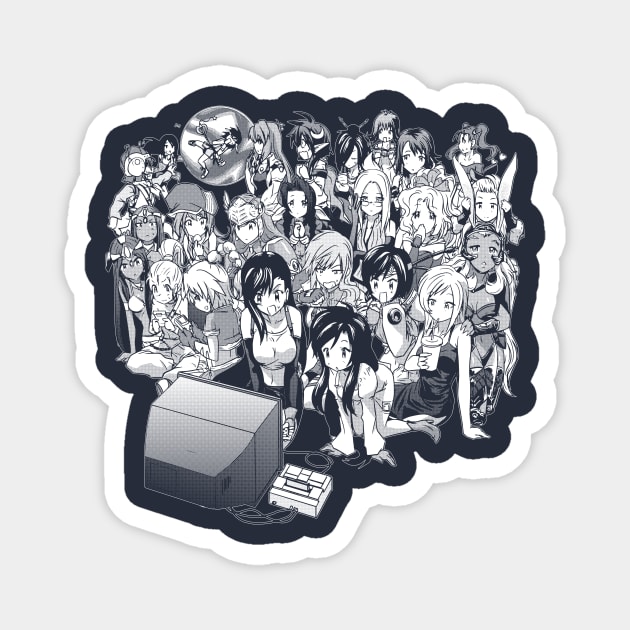 rpg night Magnet by CoinboxTees