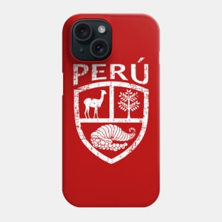 Perú - Escudo - Grunge Phone Case