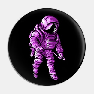 Lost in space purple astronaut Pin