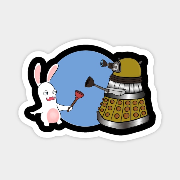 Raving Dalek Magnet by VivianDeb89