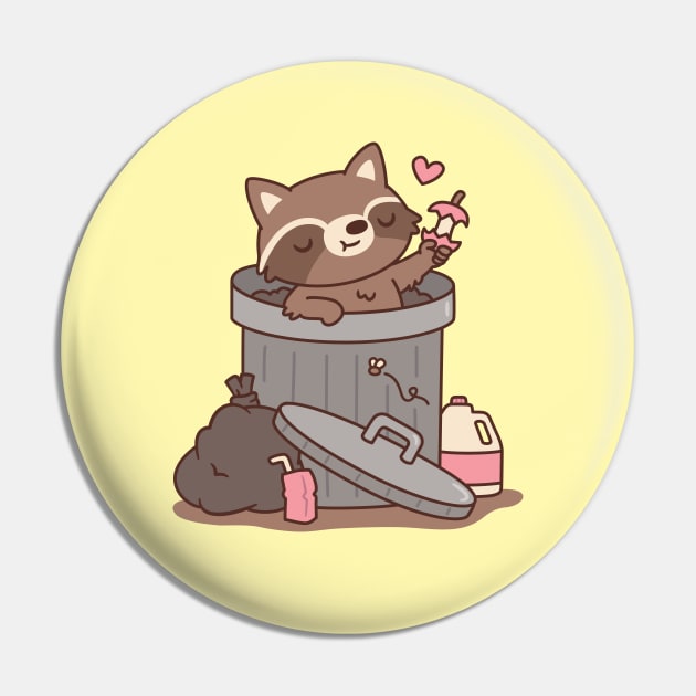 Cute Raccoon Finds Apple Treasure in Dustbin Pin by rustydoodle