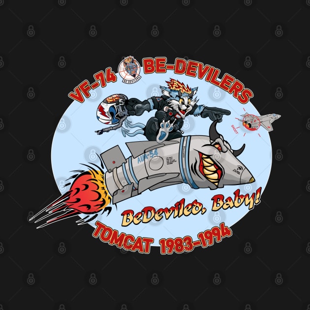 VF-74 Be-Devilers Nose Art Variation by MBK