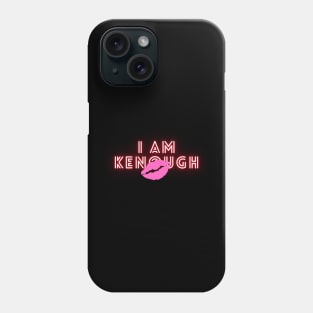 I am Kenough Kiss Phone Case