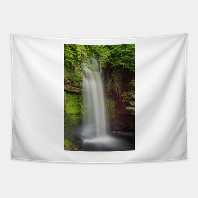 Glencar Waterfall, Sligo, Ireland Tapestry by mbangert