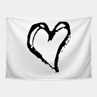 Dark and Gritty Heart Tapestry