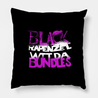 Black Rapenzel Pillow