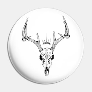 deer skull Pin