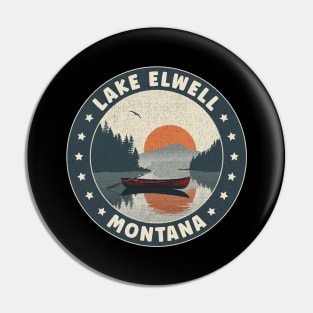 Lake Elwell Montana Sunset Pin