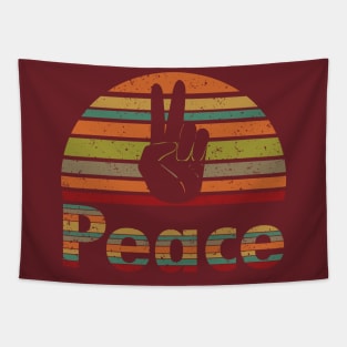 Peace Rainbow Tapestry