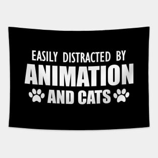 Animator - Easily distracted by animation and cats w Tapestry