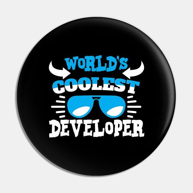 World´s Coolest Developer Pin by Schimmi