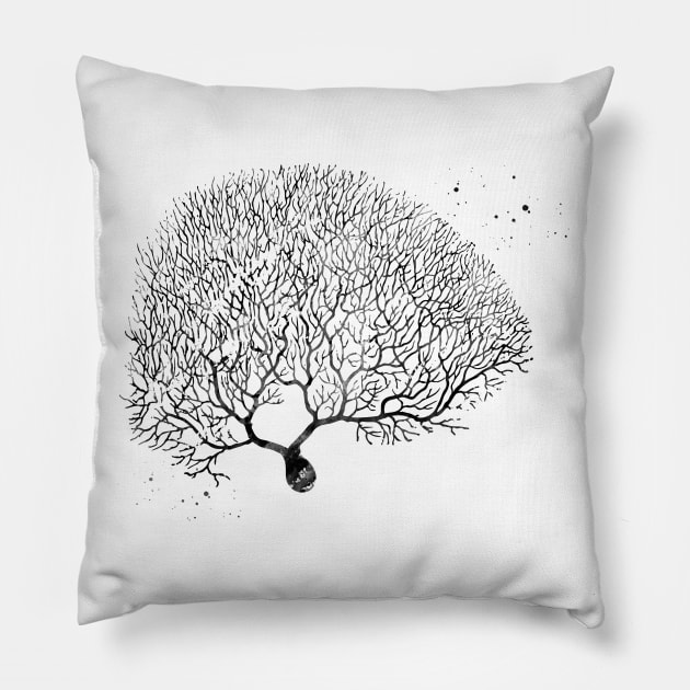 Purkinje Neuron Pillow by erzebeth