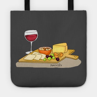 Wine and cheese platter Tote