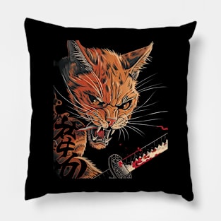 Cat Ninja Journeys Purr-fect Strike Pillow