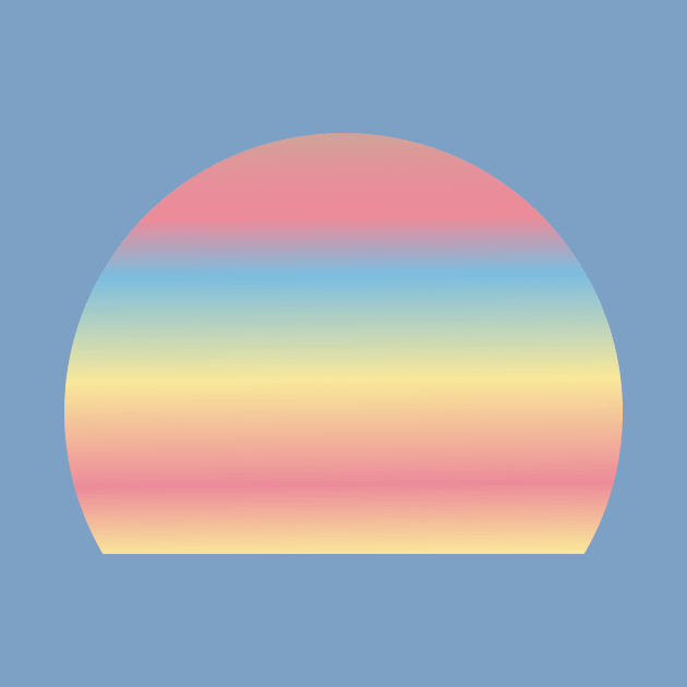 Sunset Sunrise Colorful Retro Style by Protshirtdesign