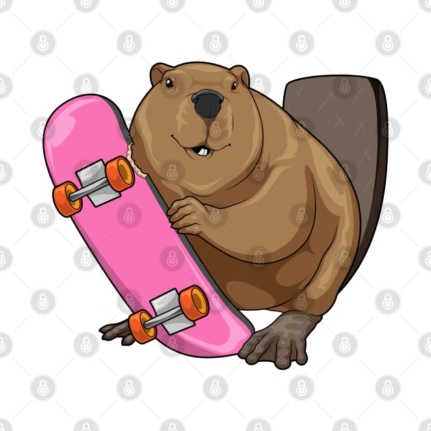 Beaver Skater Skateboard by Markus Schnabel