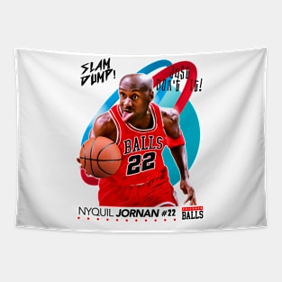 Dump Sports Basketball - Nyquil Jornan Tapestry