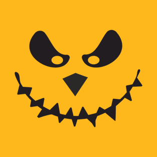 Halloween pumpkin face design T-Shirt