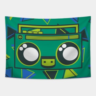 BOOMBOXIE: green nostalgia Tapestry