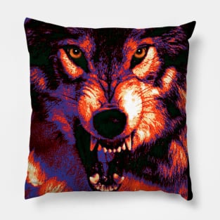 Wolf ayes 01 Pillow