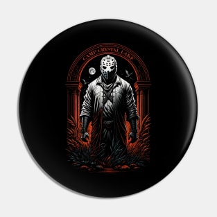 Camp Crystal Lake Pin