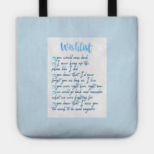 I wish you would (taylors version) Tote