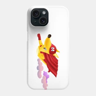 Peppe, the Super Puppy  flying high Phone Case