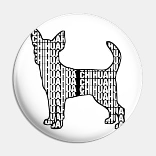 Chihuahua Vector Pin