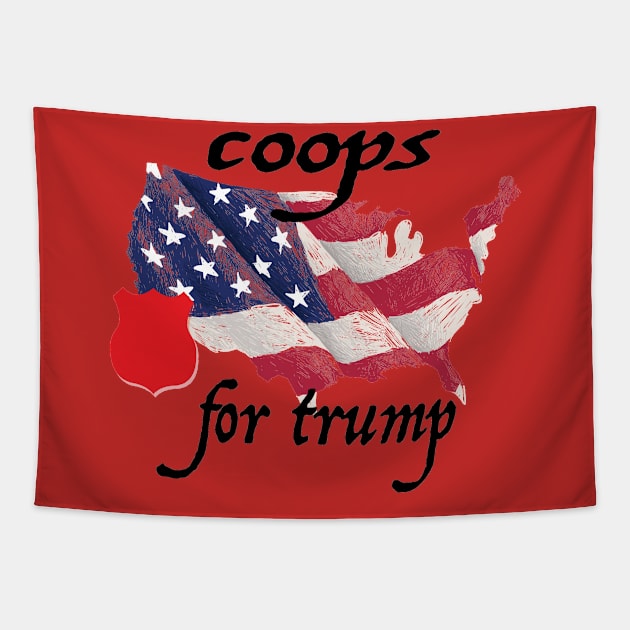 Coops for Trump, T-shirt, Minneapolis Trump Rally Mug, President Donald Trump 2020 Election shirt T-Shirt Tapestry by mehdimoufakhir