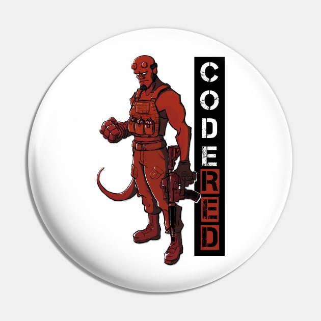 Code Red Pin by noturnastudios