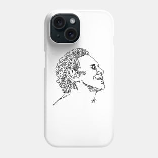 Martin Gore, line art Phone Case