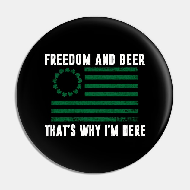 Betsy ross Flag Freedom and beer that's why I'm here Pin by DUC3a7