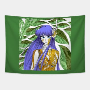 Saori kido, the athena goddess in saint seiya art Tapestry