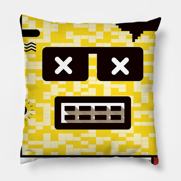 Game over Pillow by Koyster