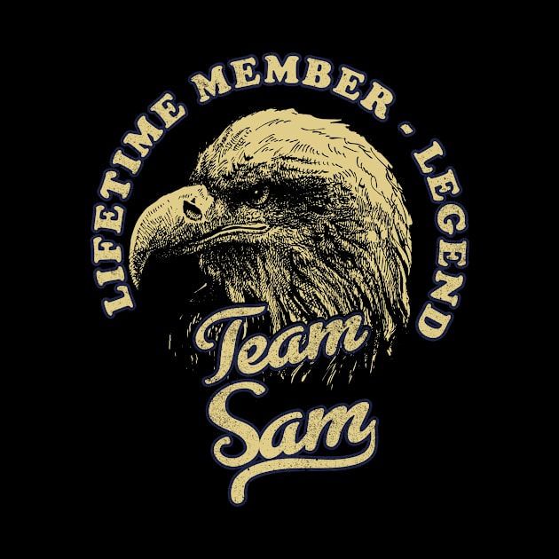 Sam Name - Lifetime Member Legend - Eagle by Stacy Peters Art